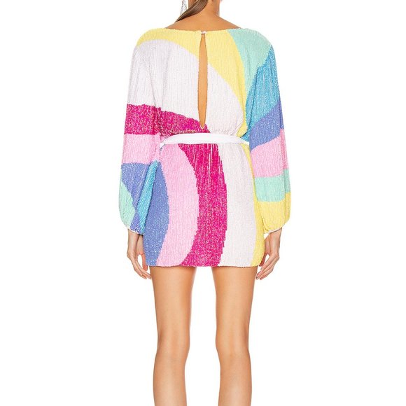 retrofete Grace Dress in Unicorn Mix XS - Picture 2 of 8